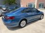 2020 Blue /Silver Volkswagen Jetta 1.4T S 6M (3VWN57BU5LM) with an 1.4L L4 DOHC 20V engine, 6M transmission, located at 1501 West 15th St., Houston, 77008, (713) 869-2925, 29.797941, -95.411789 - Photo#2