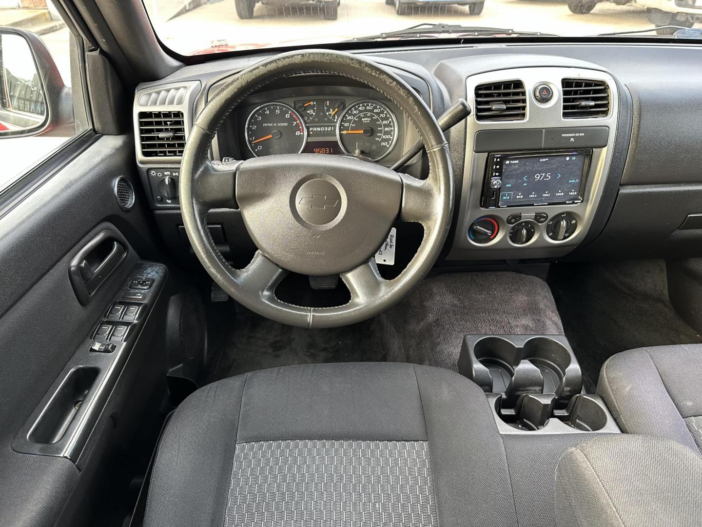 2007 Red /Black Chevrolet Colorado LT1 Crew Cab 2WD (1GCCS13E078) with an 3.7L L5 DOHC 20V engine, 4-Speed Automatic Overdrive transmission, located at 1501 West 15th St., Houston, 77008, (713) 869-2925, 29.797941, -95.411789 - Photo#8