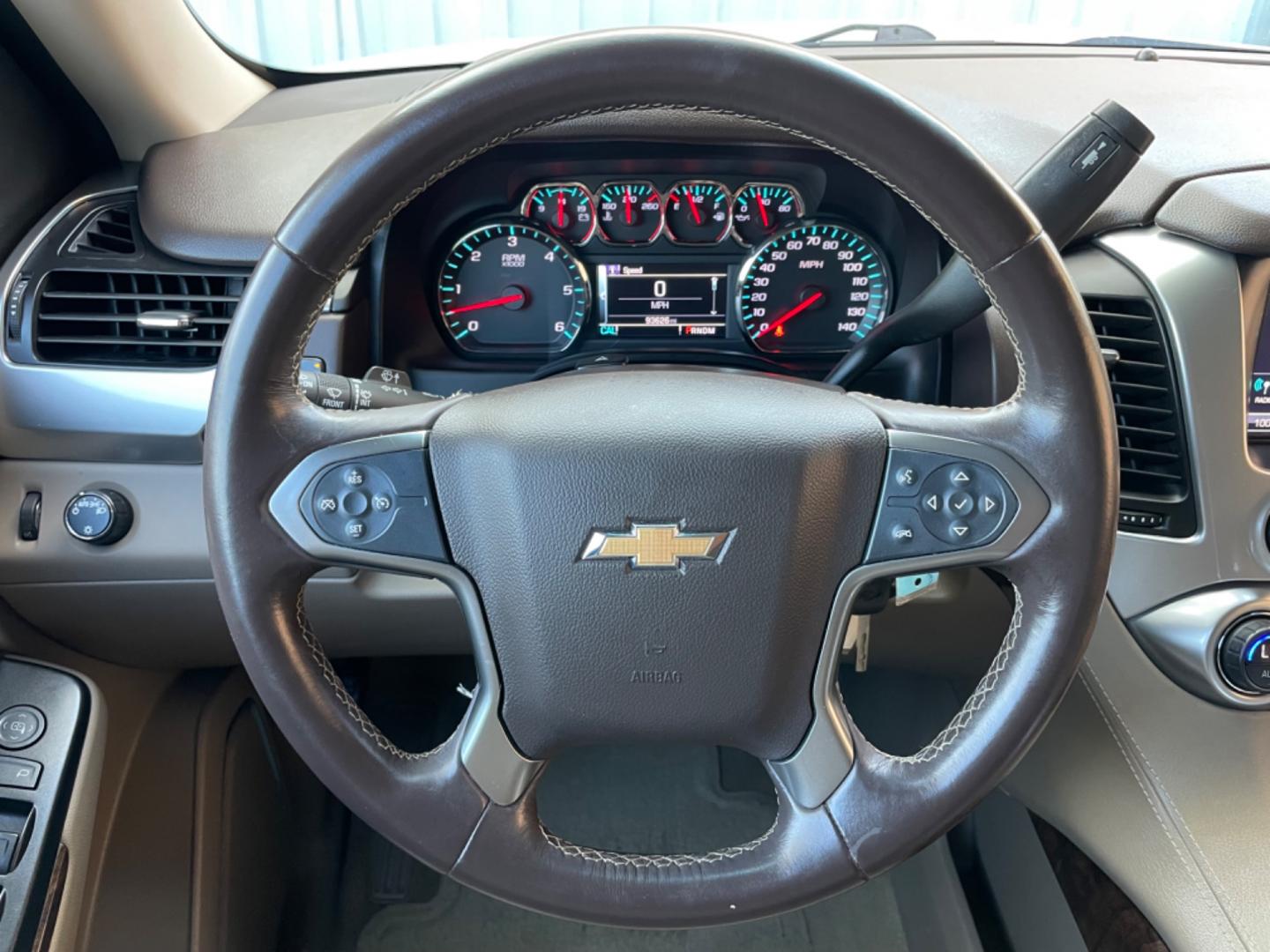 2016 Beige /Beige Chevrolet Tahoe LS 2WD (1GNSCAKCXGR) with an 5.3L V8 OHV 16V engine, 6A transmission, located at 1501 West 15th St., Houston, 77008, (713) 869-2925, 29.797941, -95.411789 - Photo#11