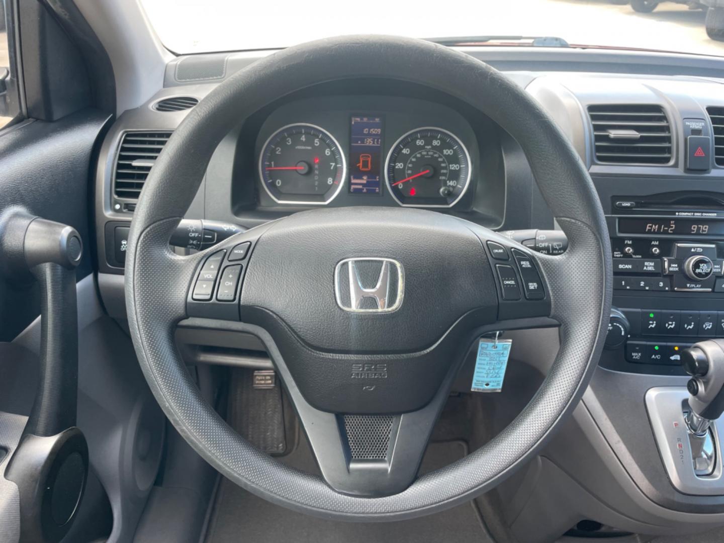 2011 Red /Silver Honda CR-V SE 2WD 5-Speed AT (5J6RE3H43BL) with an 2.4L L4 DOHC 16V engine, 5-Speed Automatic transmission, located at 1501 West 15th St., Houston, 77008, (713) 869-2925, 29.797941, -95.411789 - Photo#10