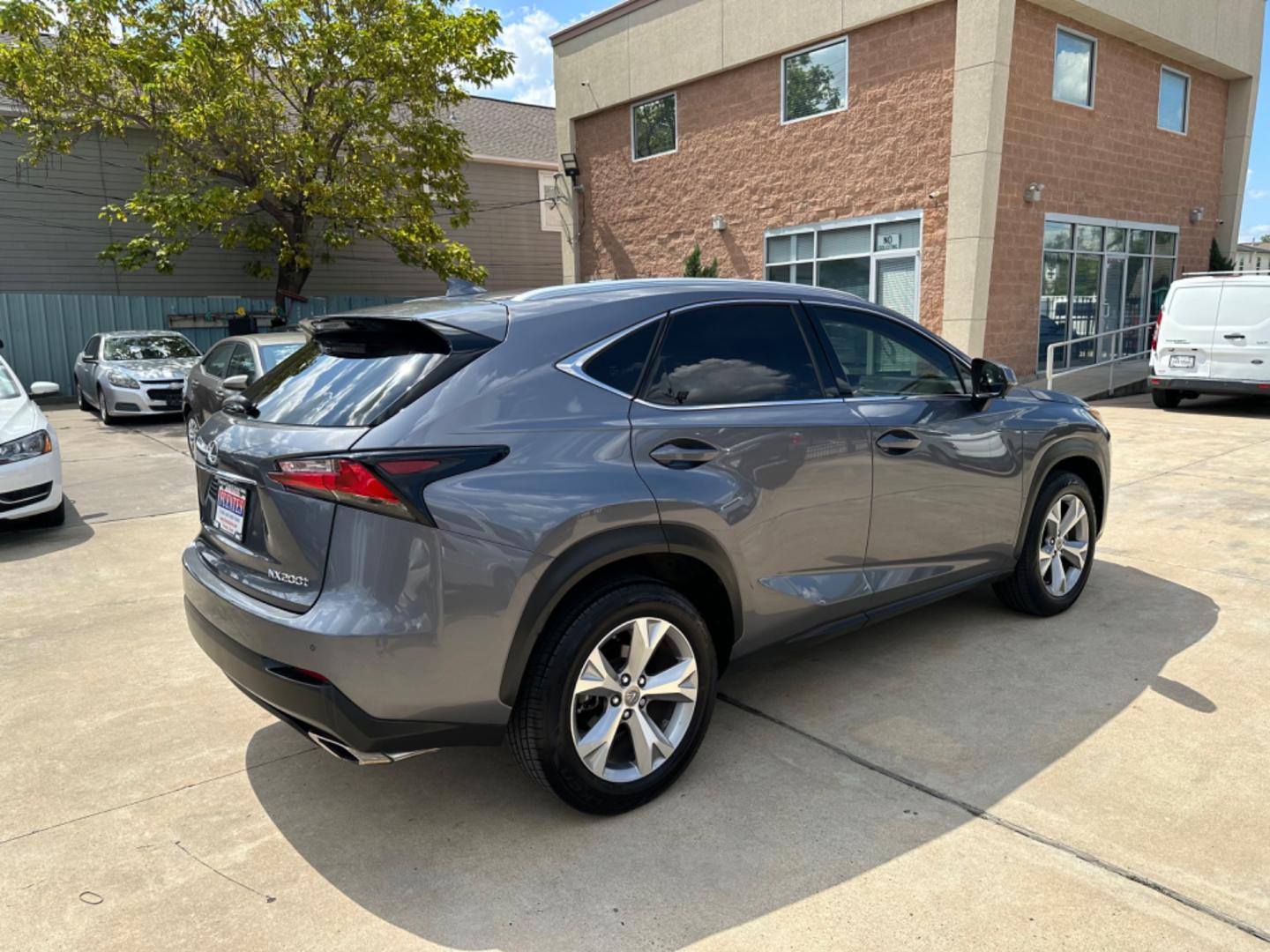 2017 Gray /Brown Lexus NX 200t FWD (JTJYARBZ0H2) with an 2.0L L4 DOHC 16V engine, 6A transmission, located at 1501 West 15th St., Houston, 77008, (713) 869-2925, 29.797941, -95.411789 - Photo#2