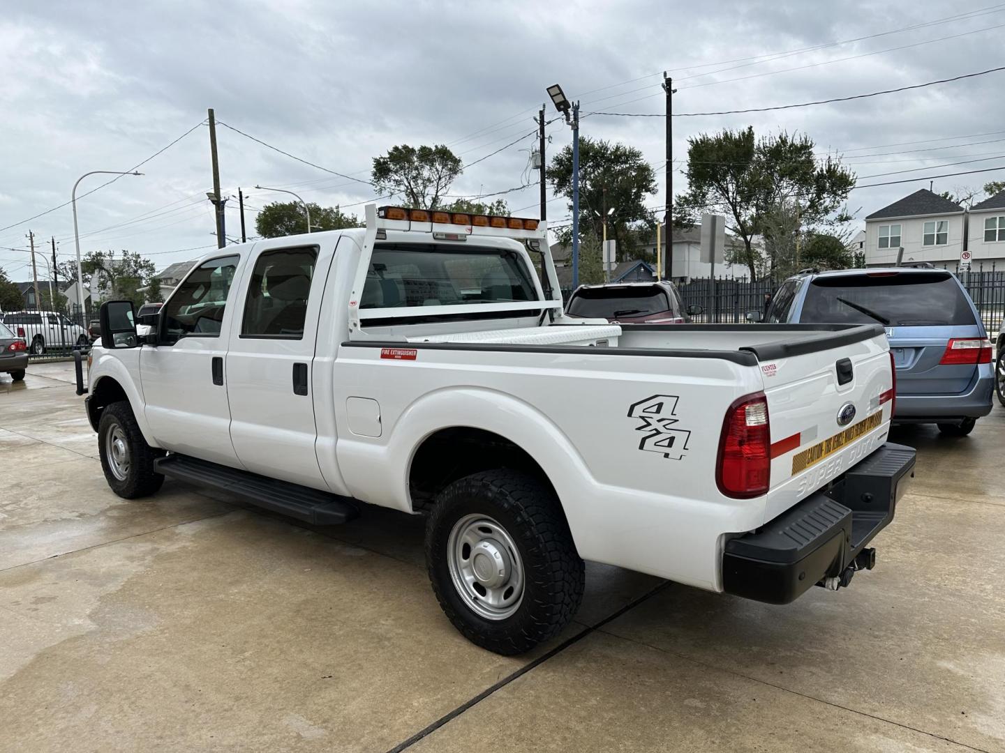 2013 Ford F-250 SD King Ranch Crew Cab 4WD (1FT7W2B65DE) with an 6.2L V8 OHV 16V engine, 6-Speed Automatic transmission, located at 1501 West 15th St., Houston, 77008, (713) 869-2925, 29.797941, -95.411789 - Photo#3