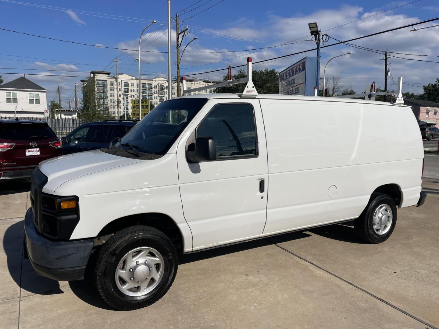 2012 Ford E-Series Van E-150 (1FTNE1EW9CD) with an 4.6L V8 SOHC 16V engine, 4-Speed Automatic transmission, located at 1501 West 15th St., Houston, 77008, (713) 869-2925, 29.797941, -95.411789 - Photo#0