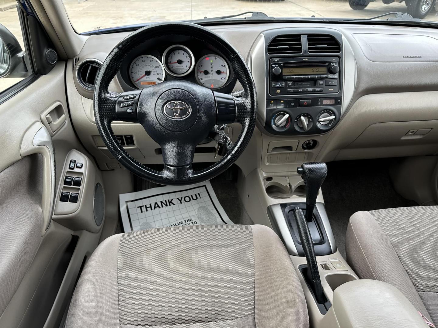 2005 Blue /Silver Toyota RAV4 2WD (JTEGD20V650) with an 2.4L L4 DOHC 16V engine, Automatic transmission, located at 1501 West 15th St., Houston, 77008, (713) 869-2925, 29.797941, -95.411789 - Photo#7